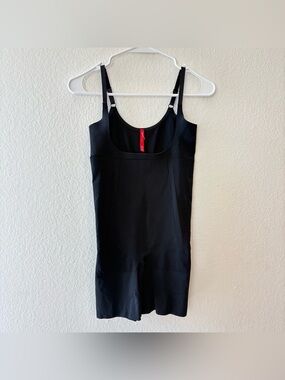 Spanx SPANXshape Open Bust Bodysuit Black Adjustable Straps Large